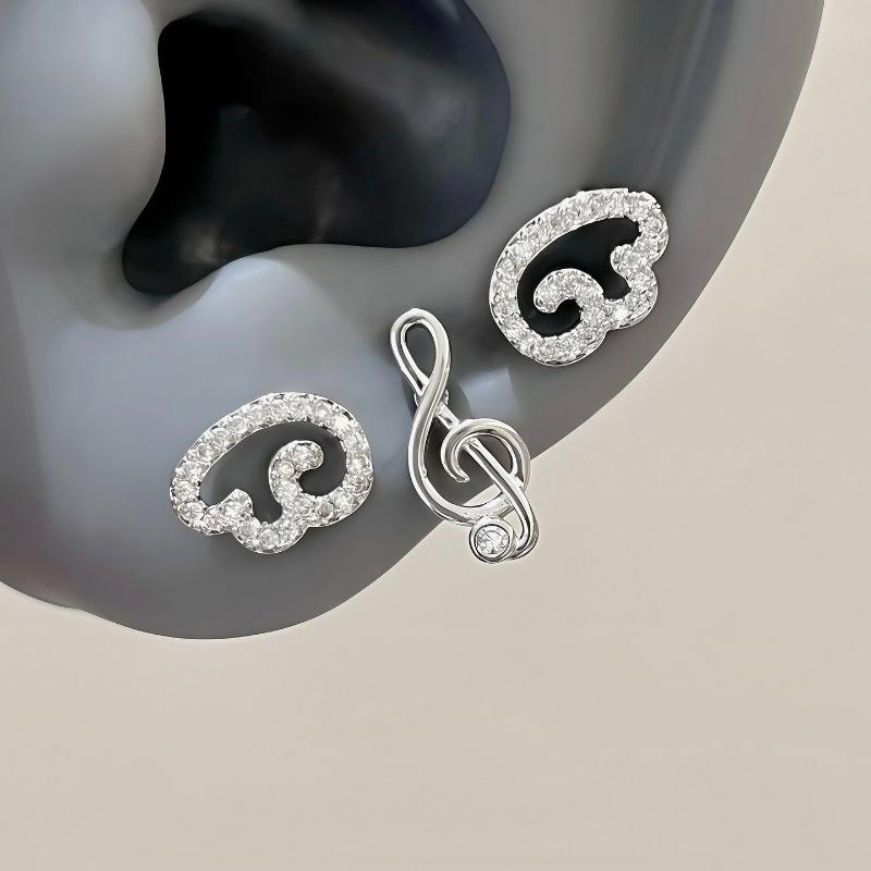 Women'S Formal Dinner Wear - Brincos de Nota Musical com Mini