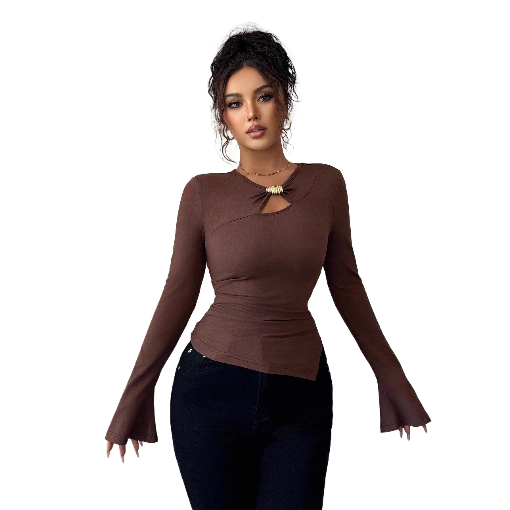 Women Formal Wear M&S - 2025 outono e inverno nova assimétrica