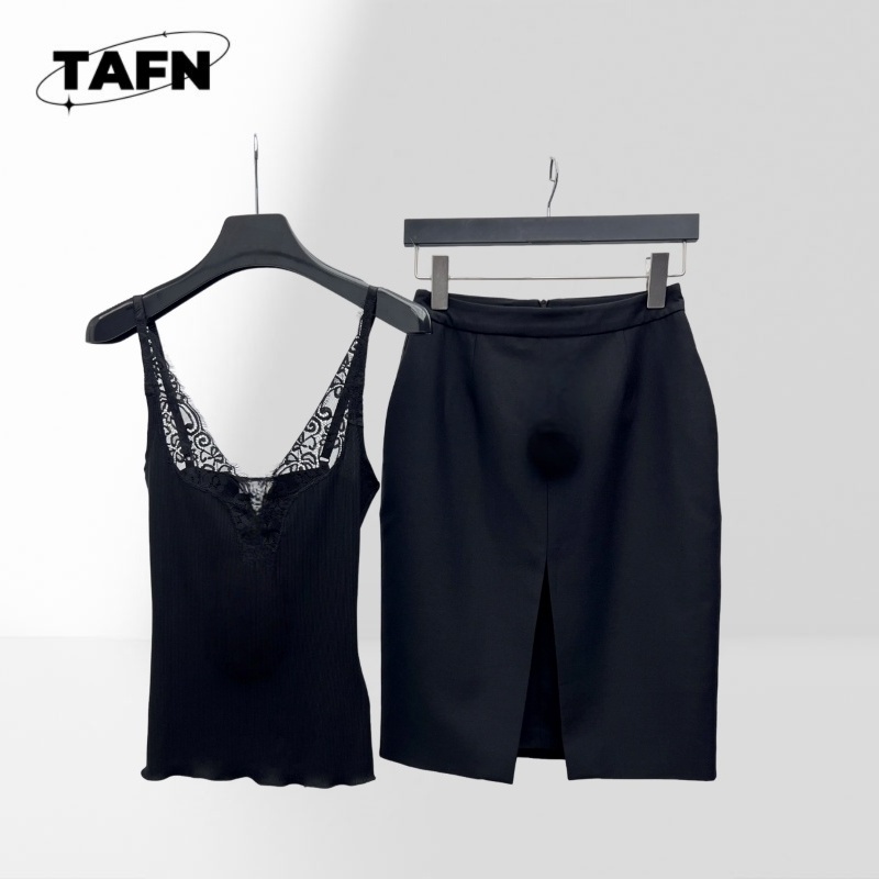 Women Formal Wear Set - Conjunto de saia e top feminino