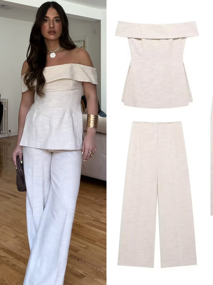 Women'S Formal Wear Pants - HH Mulheres de cintura alta com
