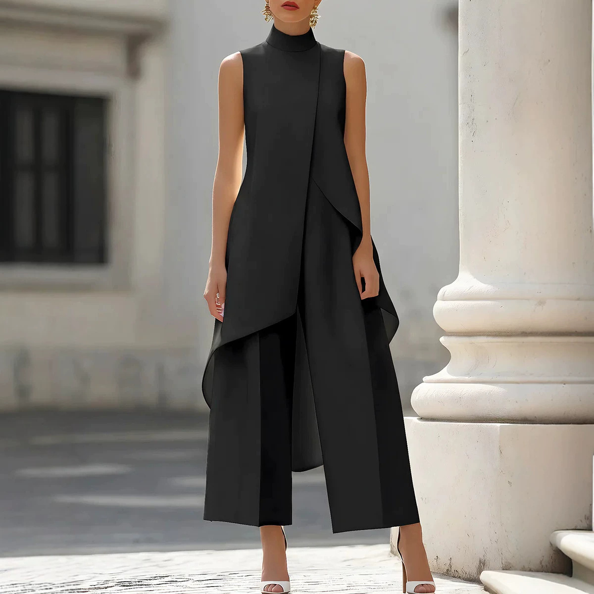 Conjunto Feminino Elegante de  - Women'S Formal Wear Pants avaliação e preço