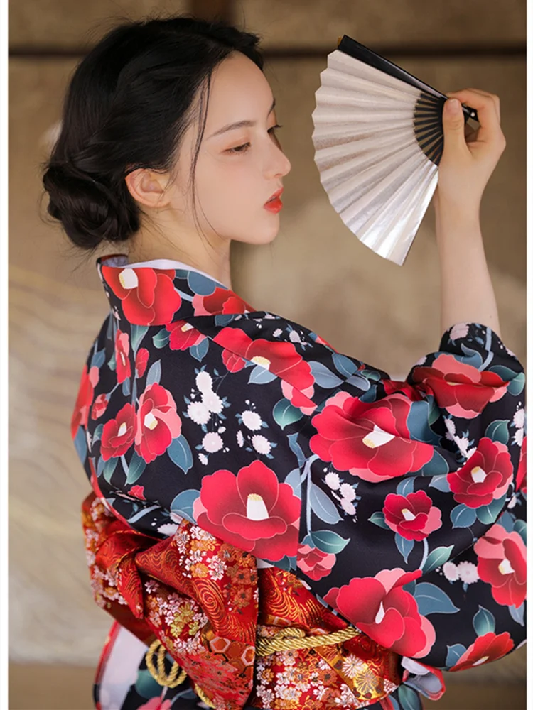 Estilo vintage feminino floral - Japanese Women Formal Wear avaliação e preço