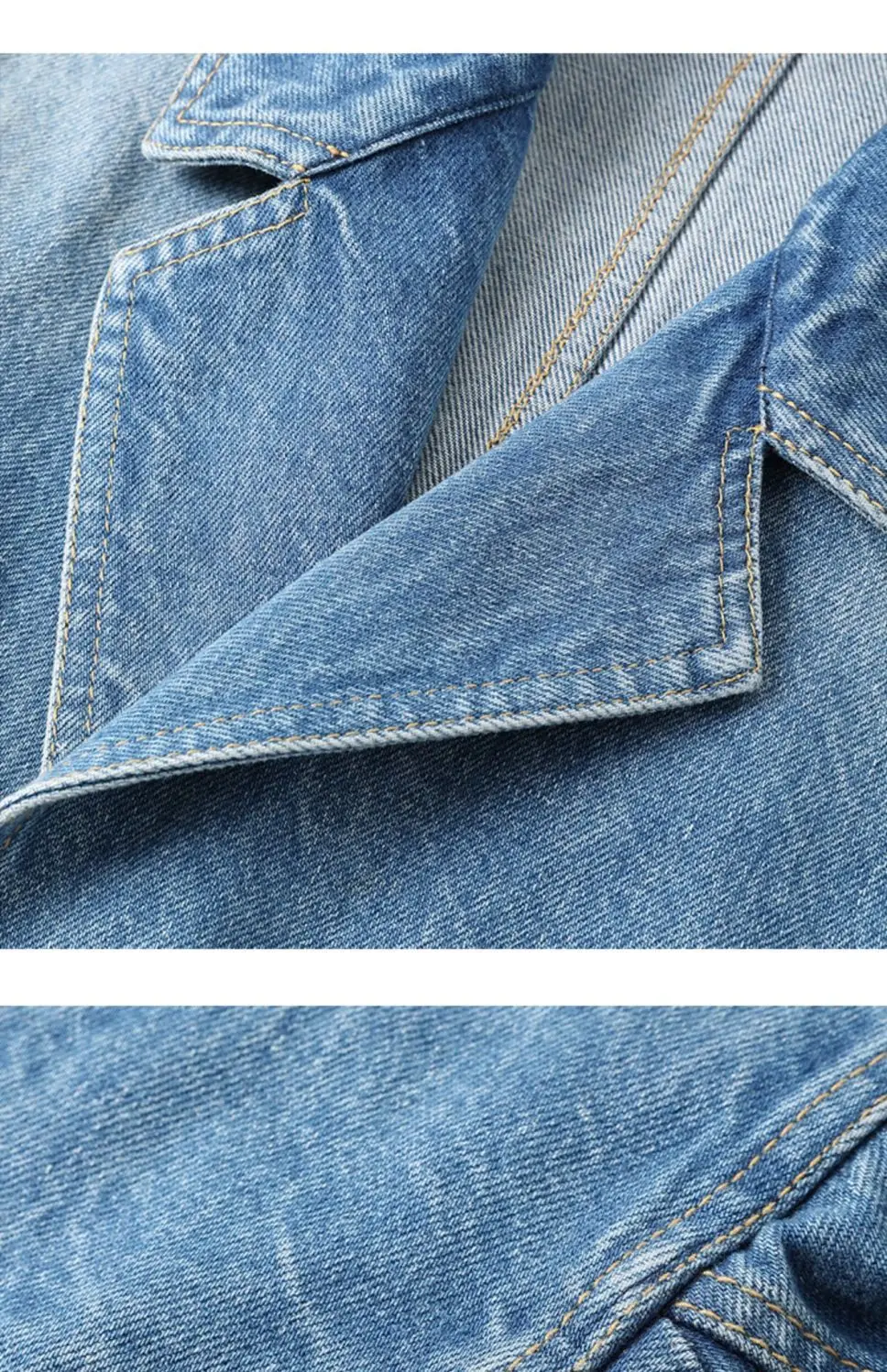 Azul lavado retro denim jaquet - Unique Women'S Formal Wear avaliação e preço