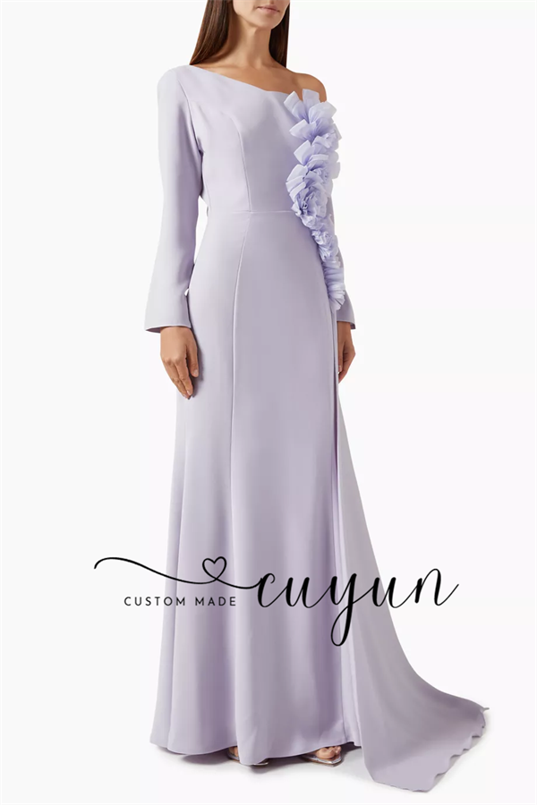 Cuyun personalizado um ombro e - Women'S Formal Dinner Wear avaliação e preço