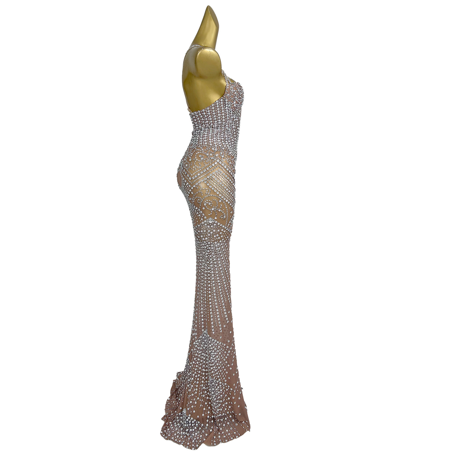 Sexy ver através do banquete f - Women'S Formal Dinner Wear avaliação e preço