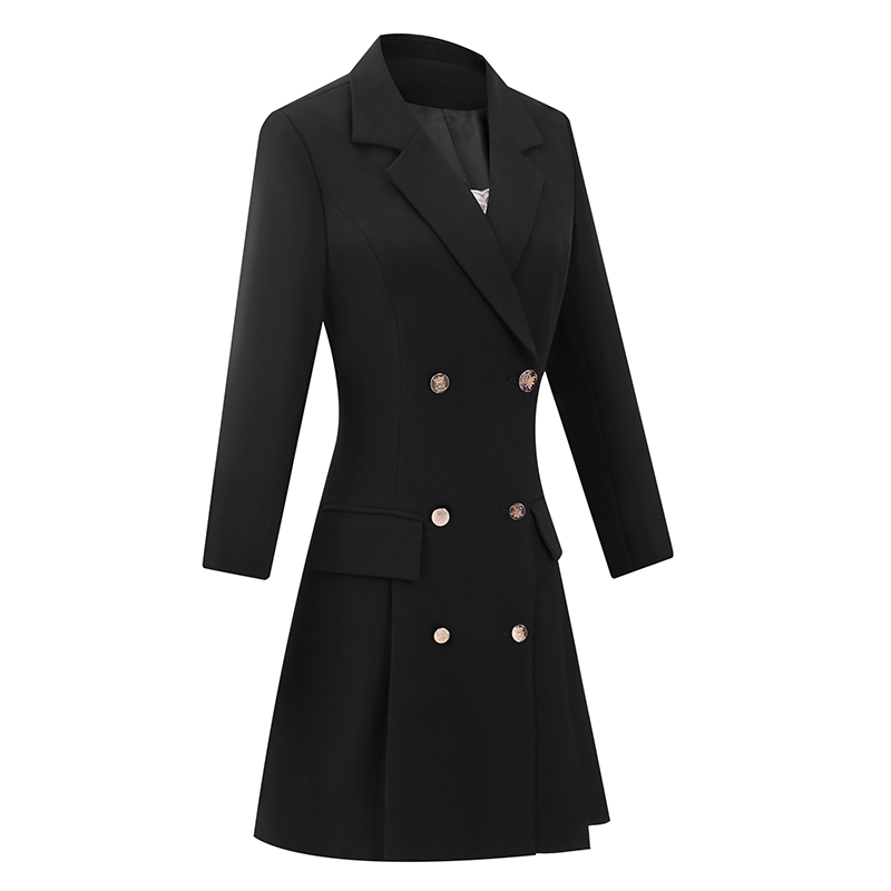 Preto ocupação terno vestido d - Japanese Women Formal Wear avaliação e preço