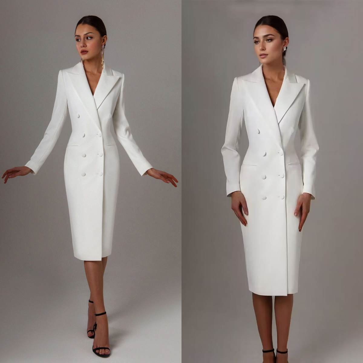 Personalizado branco duplo bre - Women Formal Wear M&S avaliação e preço