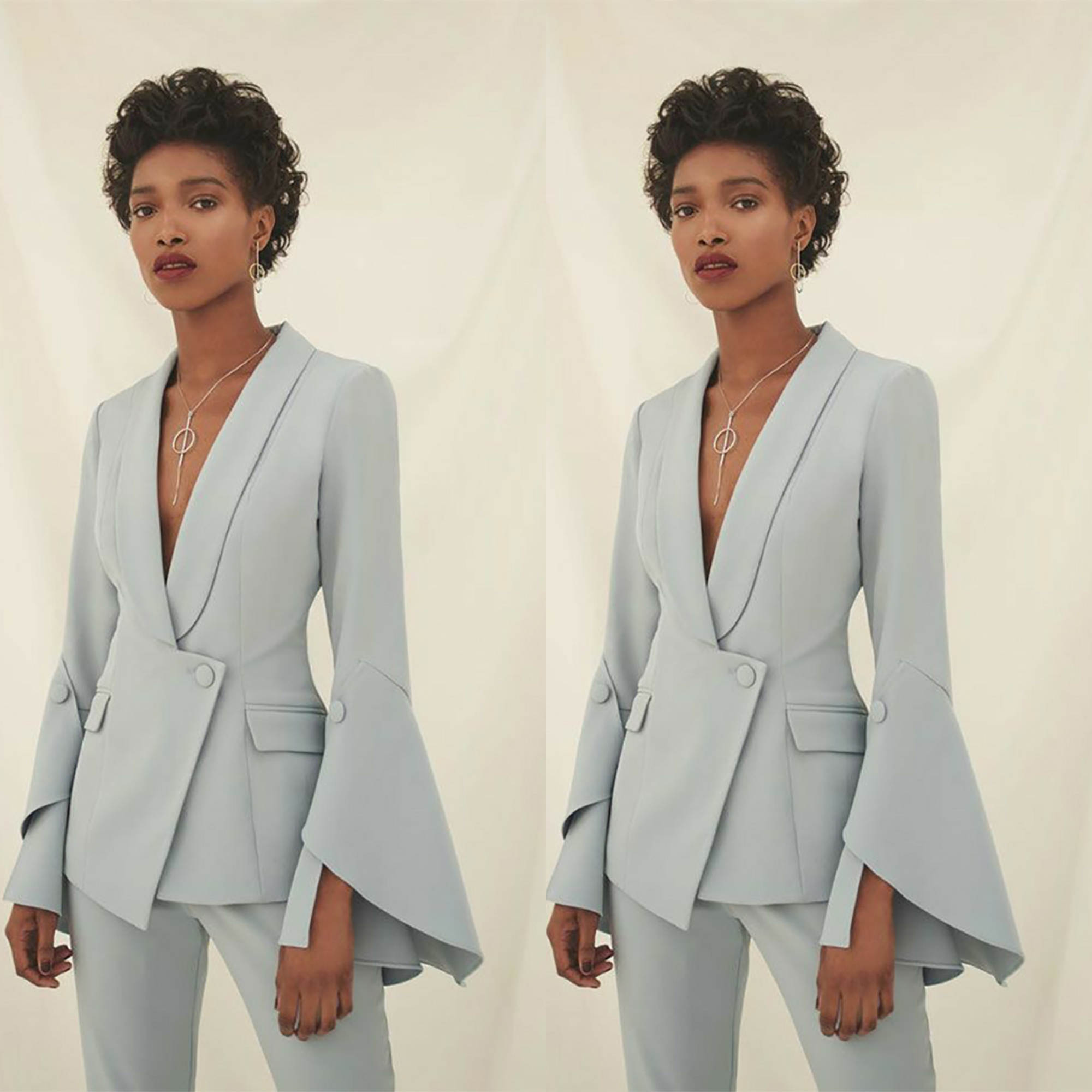 Designer exclusivo calças femi - Unique Women'S Formal Wear avaliação e preço
