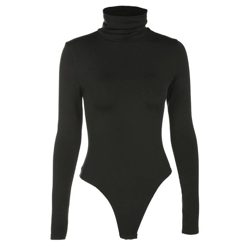 Body de Gola Alta Feminino Man - Turtleneck Bodysuit Office avaliação e preço