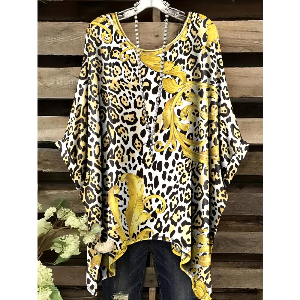 Moda feminina animal impressão - Women'S Formal Day Wear avaliação e preço