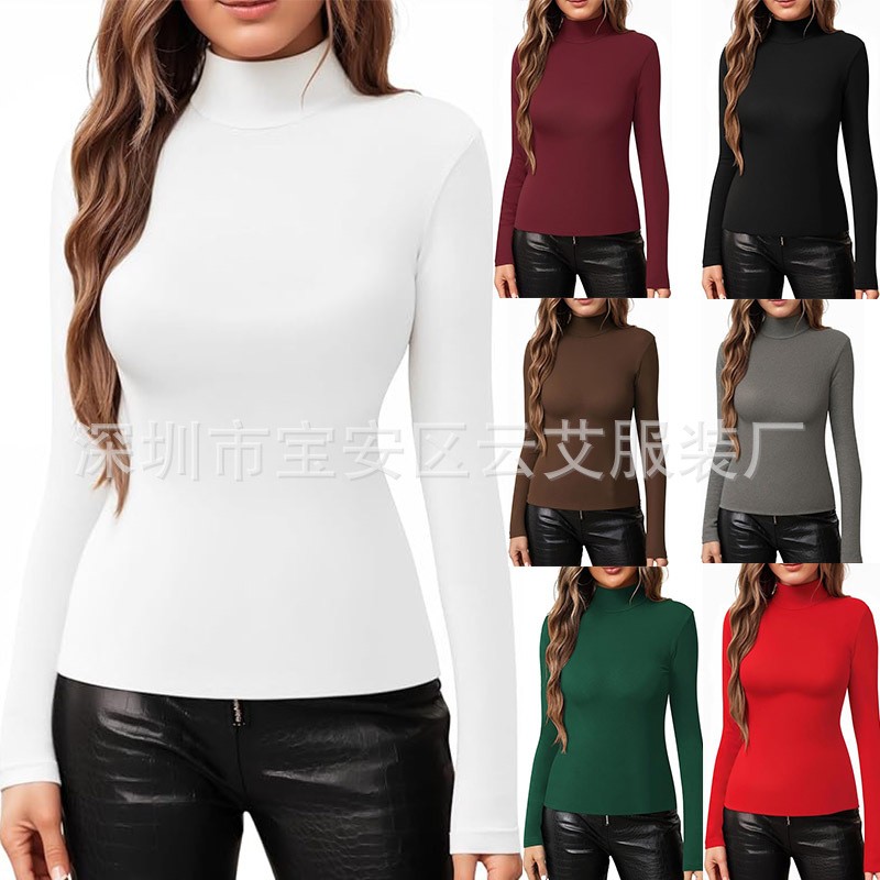 Camiseta Feminina de Tricô Gol - Turtleneck Bodysuit Office avaliação e preço