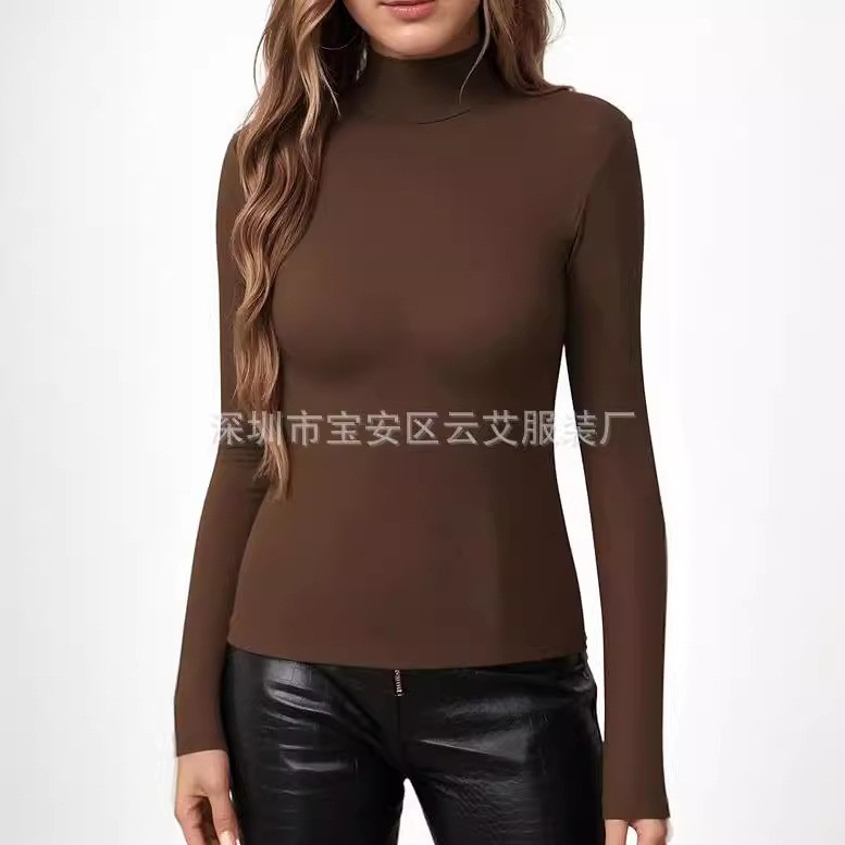 Camiseta Feminina de Tricô Gol - Turtleneck Bodysuit Office avaliação e preço
