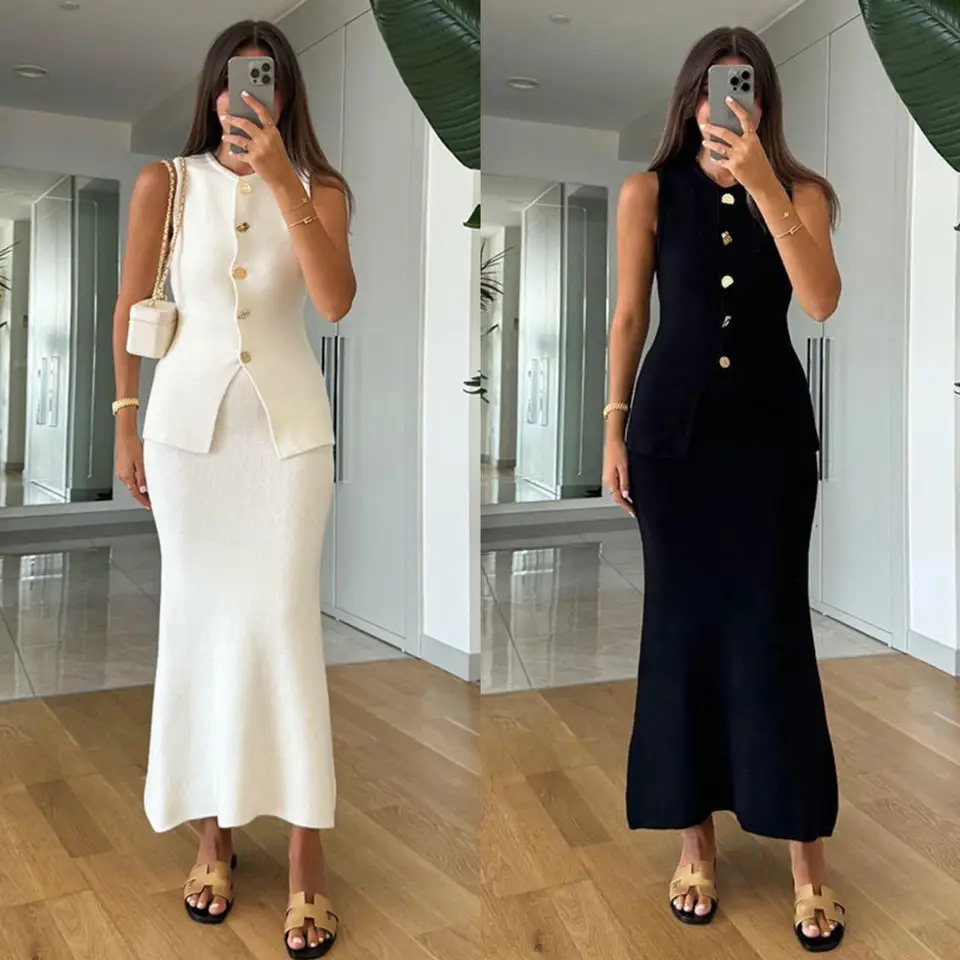 Conjunto de 2 Peças: Top Bodyc - Women'S Formal Day Wear avaliação e preço