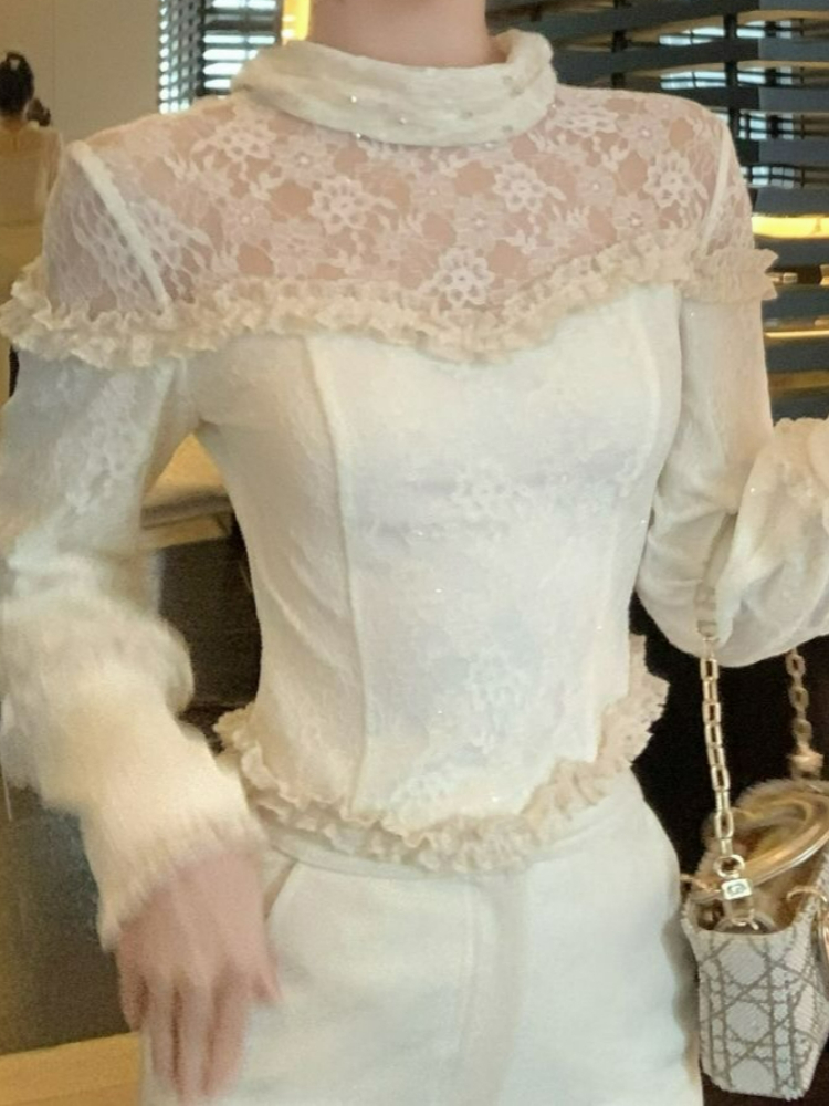 Blusa Elegante de Manga Longa  - Turtleneck Bodysuit Office avaliação e preço