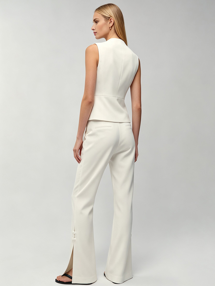 Conjunto Feminino LIMO Branco  - Women'S Formal Wear Pants avaliação e preço