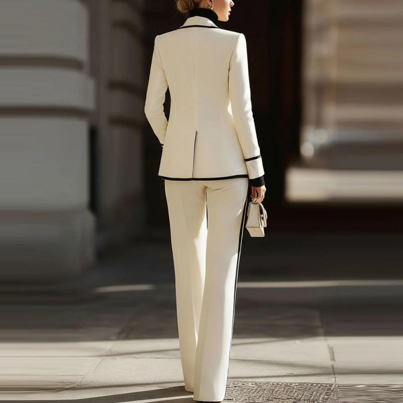 Conjunto Feminino de Blazer Tr - Women'S Formal Wear Pants avaliação e preço