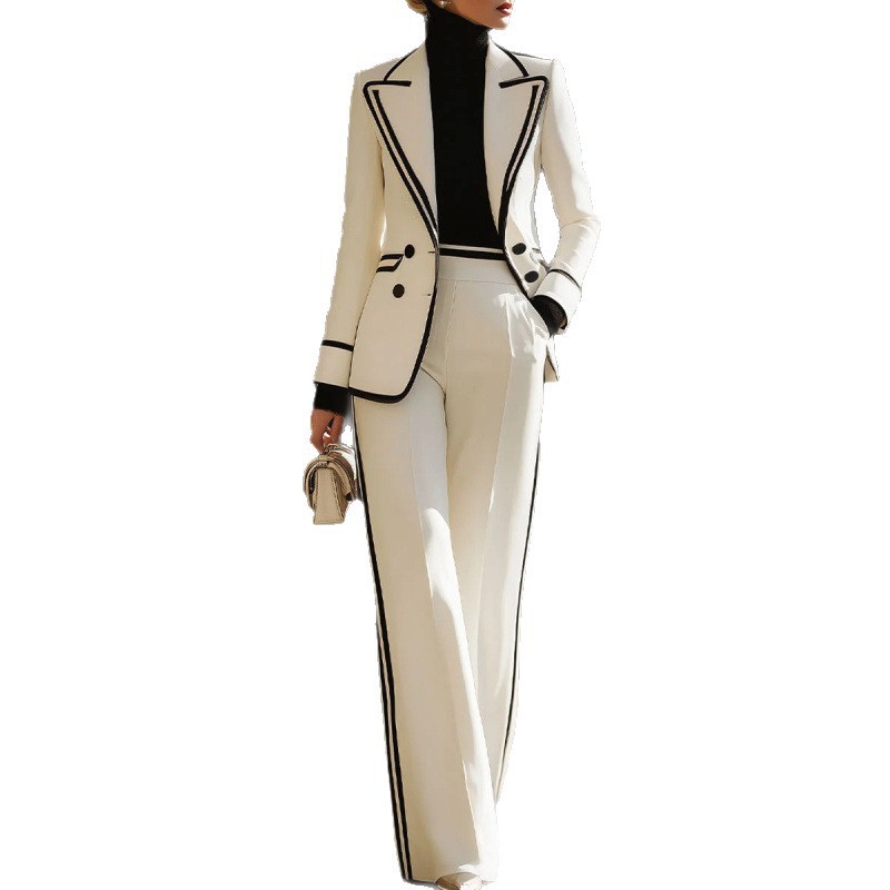 Conjunto Feminino de Blazer Tr - Women'S Formal Wear Pants avaliação e preço