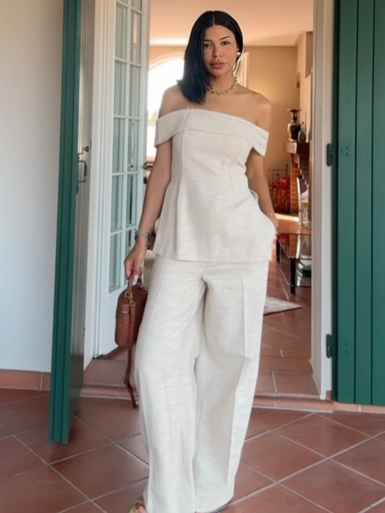 HH Mulheres de cintura alta co - Women'S Formal Wear Pants avaliação e preço