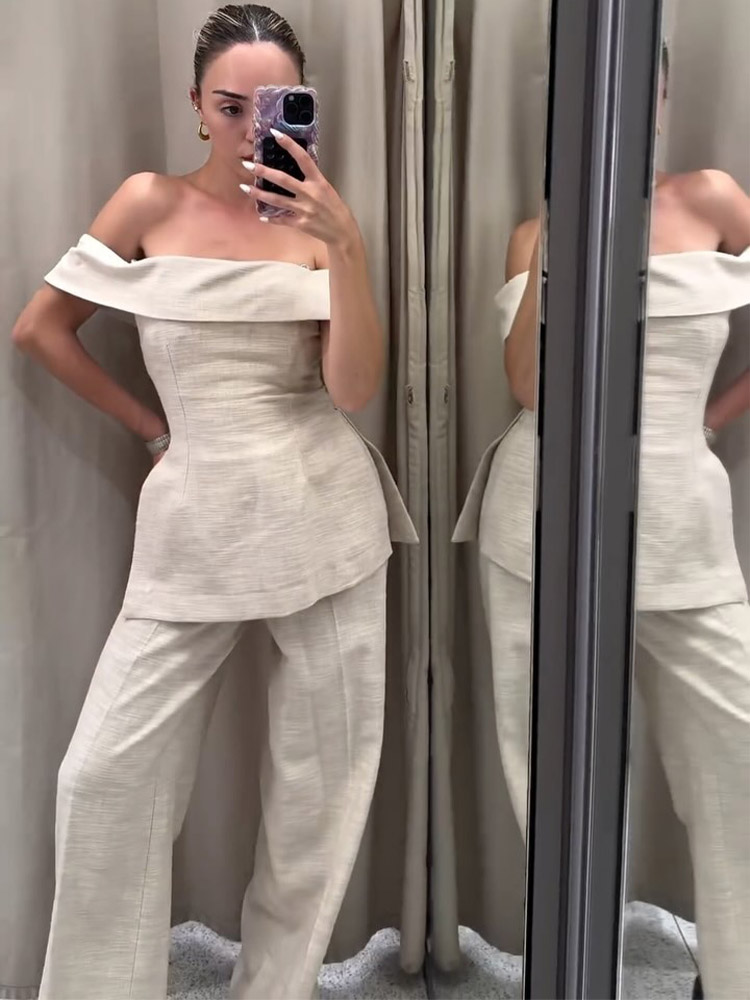 HH Mulheres de cintura alta co - Women'S Formal Wear Pants avaliação e preço