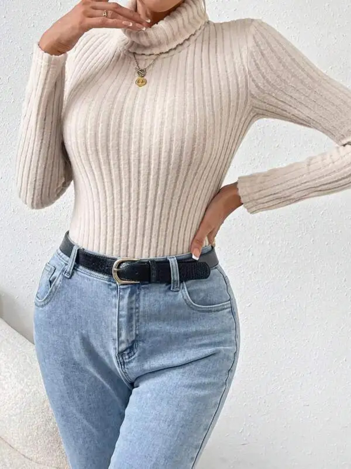 Foamlina2025 primavera nova fr - Turtleneck Bodysuit Office avaliação e preço