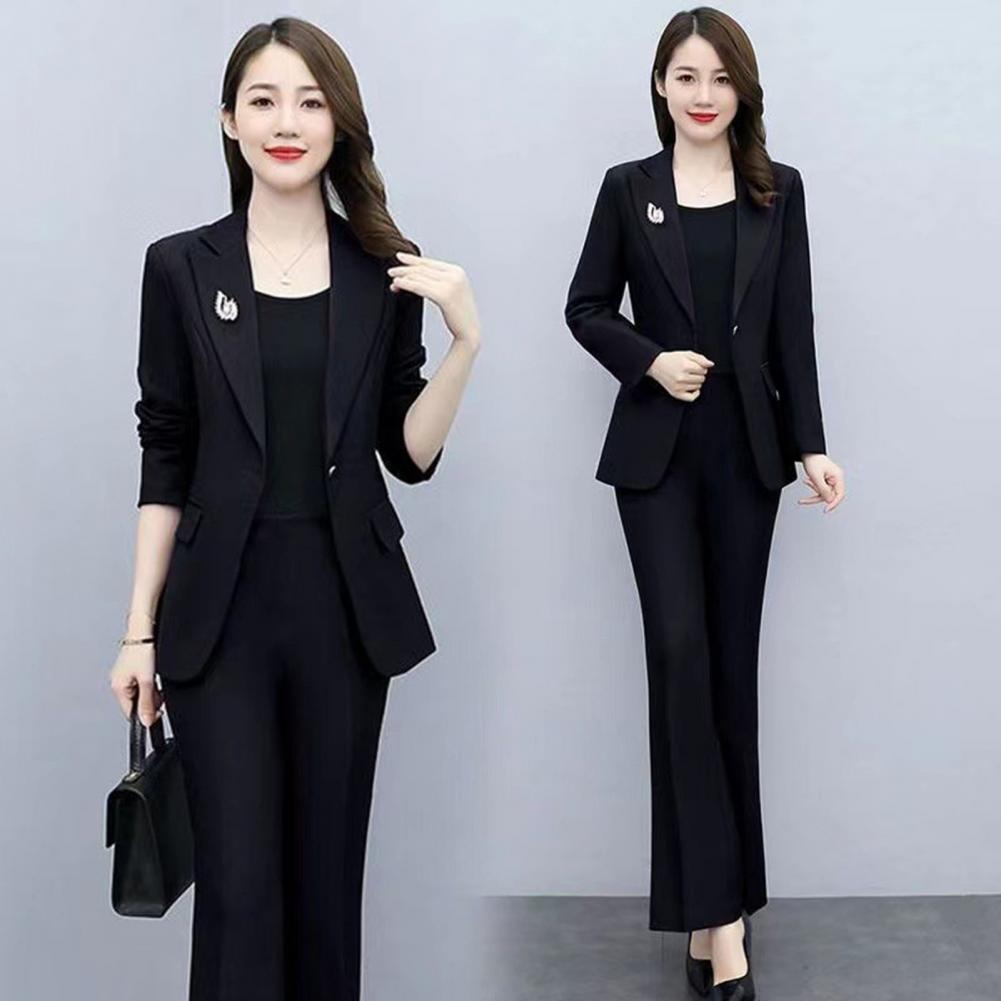 Conjunto de 2 Peças: Casaco Fo - Women'S Formal Wear Pants avaliação e preço