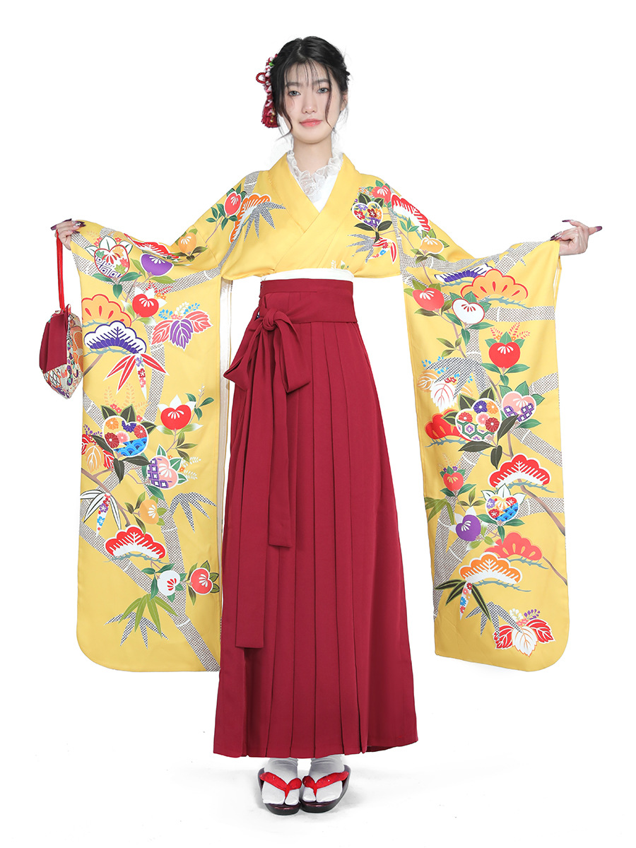 Conjunto de Kimono Japonês Fem - Japanese Women Formal Wear avaliação e preço