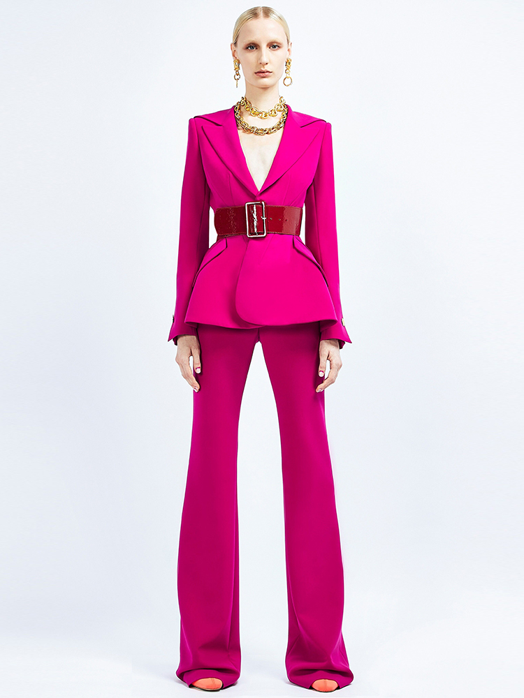 Conjunto de Terno de Designer  - Women Formal Wear Set avaliação e preço